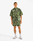 Malbon "Scooter Inkwash Short" Mens - Olive Inkwash