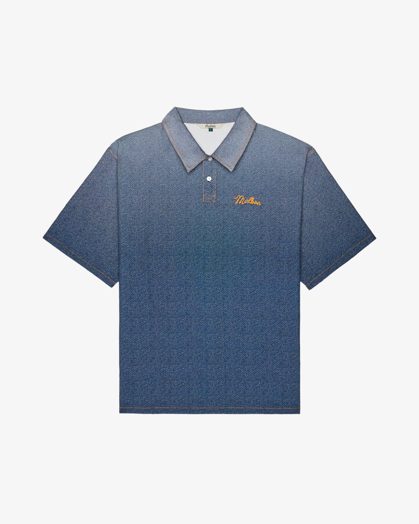 Malbon "Ironfade Polo" Mens - Dusty Navy