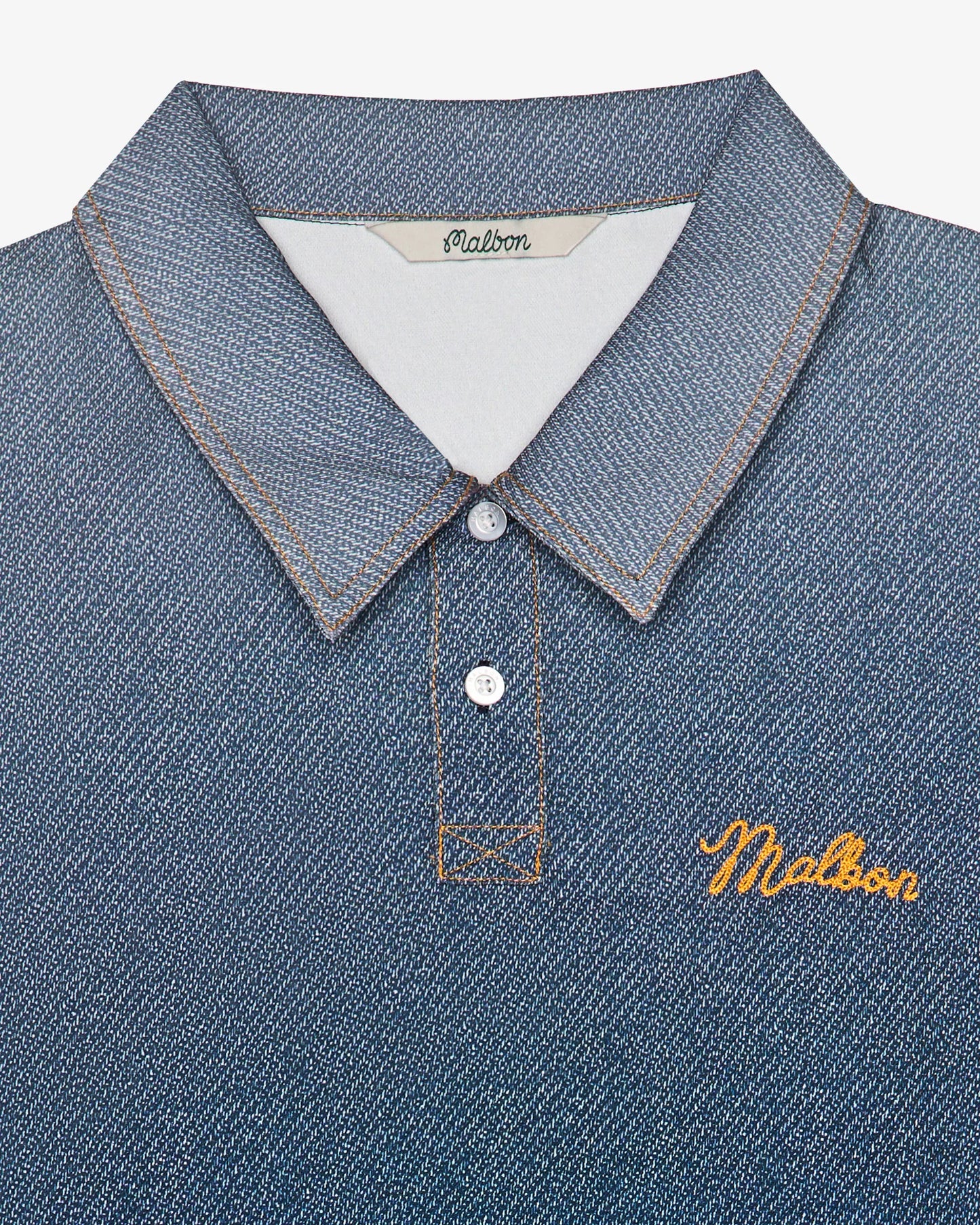 Malbon "Ironfade Polo" Mens - Dusty Navy