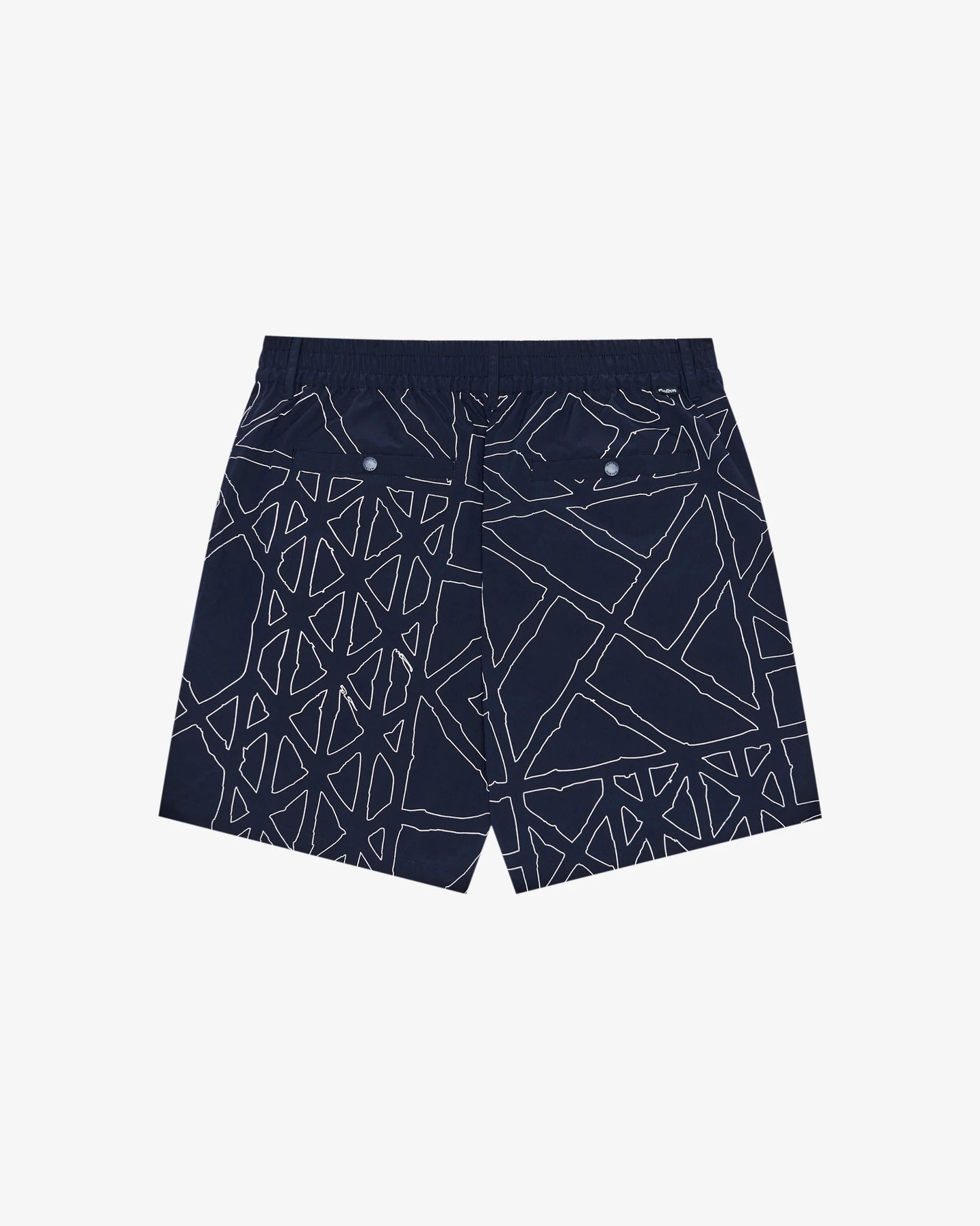 Malbon "Mesh Basket Pocket Short" Mens - Midnight