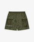 Malbon "Mesh Basket Pocket Short" Mens - Olivine