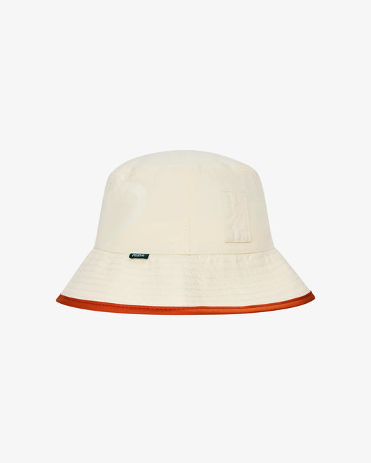 Malbon "RIPSTOP Bucket Hat" Mens - Cream