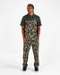 Malbon "Tour Divot Camo Polo" Mens- Bark Camo