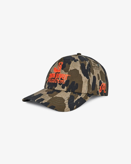 Malbon "Tour Divot Camo Snapback" Mens - Bark Camo
