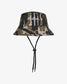 Malbon "Tour Divot Camo Bucket Hat" Mens - Bark Camo