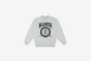 Manor "Mid-Weight Crest Crewneck" M - Light Heather