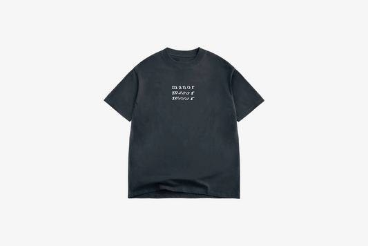 Manor "Warped" T-Shirt M - Charcoal