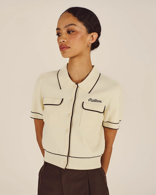Malbon "Jacqueline Polo" Womens - Cream