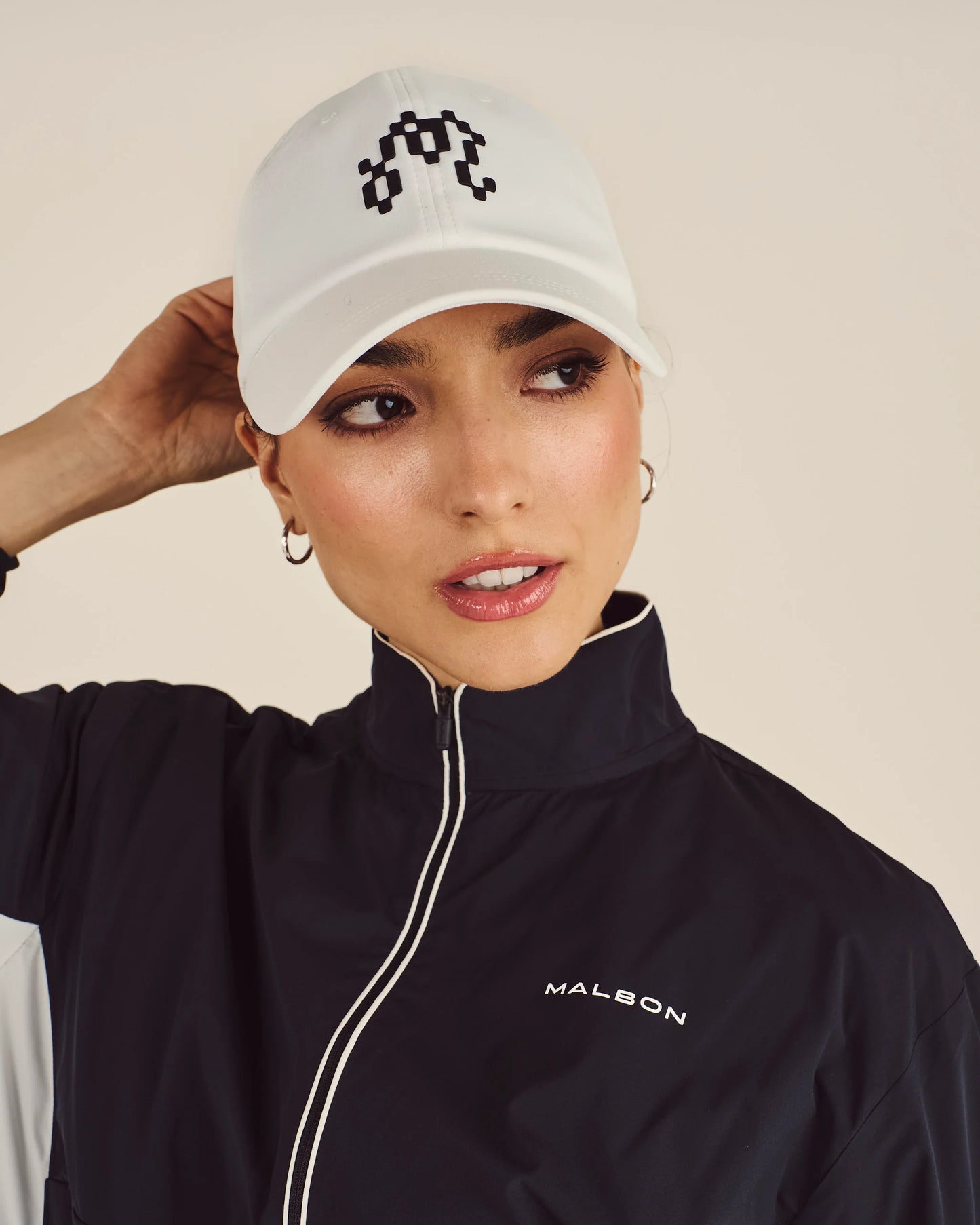 Malbon "Ceri Dad Hat" Women's - White