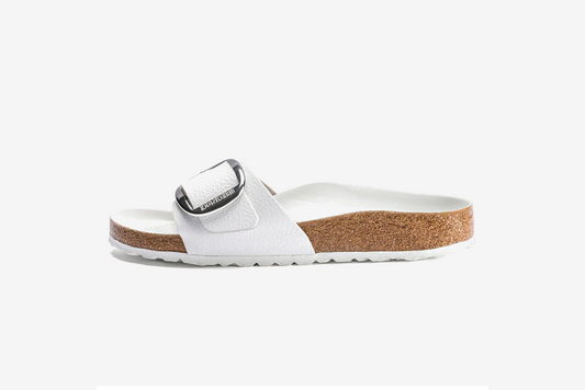 Birkenstock "Madrid Big Buckle (Narrow Fit)" W - White