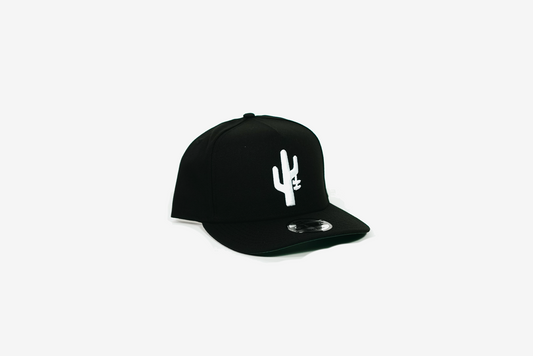 Manor x New Era "Hangtime" 9FIFTY A-Frame Snapback - Black / White