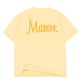 Manor "Classic Embroidered T-Shirt" Mens - Lemon / Lemon