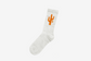 Manor "Hang Time Sock" -  White / Tangerine