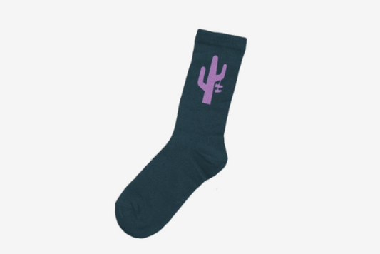 Manor "Hang Time Sock" -  Deep Teal / Violet