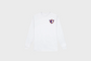 Manor "Just Chillin" Long Sleeve T-Shirt M - White / Purple / Orange
