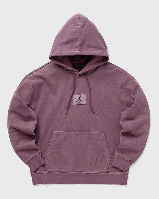 Jordan "Statement Fleece Washed Pullover Hoodie" M - Sky J Mauve