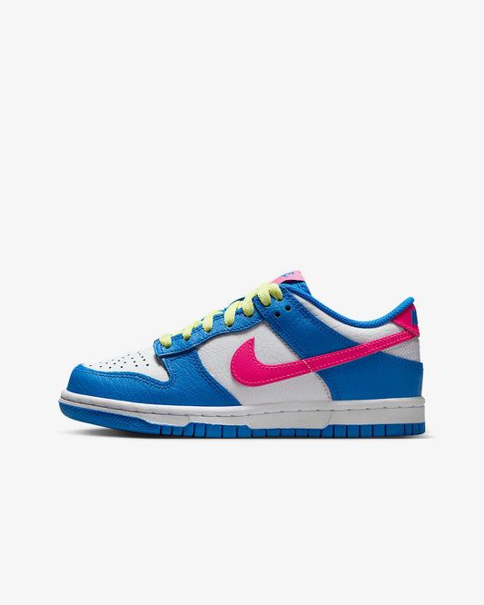 Nike "Dunk Low" GS - Photo Blue / Hyper Pink / White