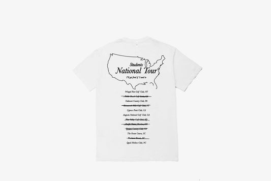 Students "National Tour T-shirt" M - White
