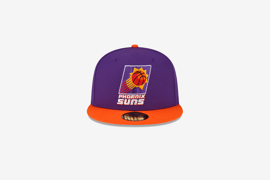 New Era "Phoenix Suns 59FIFTY Fitted Hat" - Purple / Orange