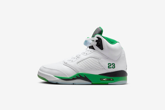 Air Jordan "5 Retro" W - White / Lucky Green / Black