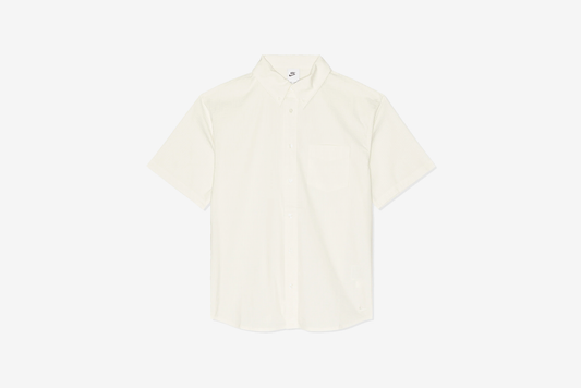 Nike "Seersucker" Button-Down Short Sleeve Shirt  M - Phantom