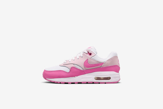 Nike "Air Max 1" GS - White / Pink Foam / Playful Pink