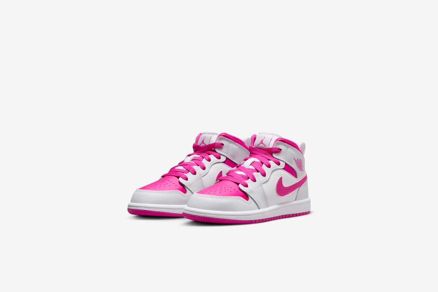 Air Jordan "1 Mid" PS - Iris Whisper / Fire Pink / White