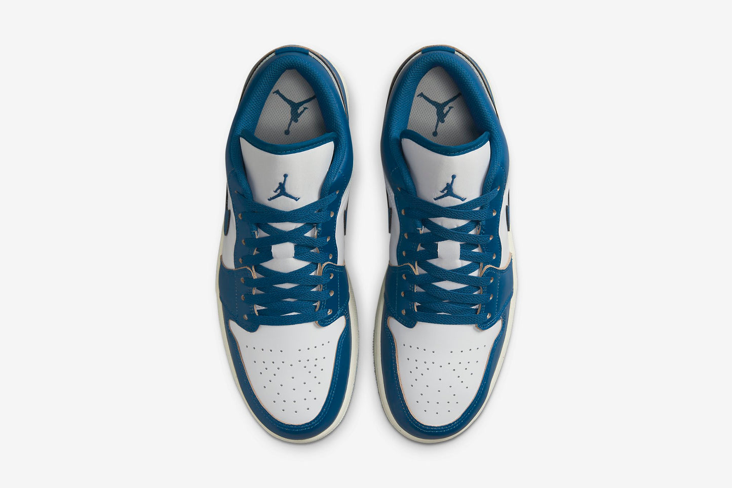 Air Jordan "1 Low SE" M - White / Industrial Blue