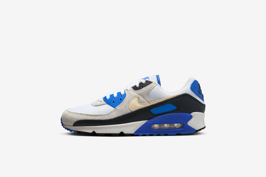 Nike "Air Max 90 PRM" M - White / Khaki-Racer Blue-Black