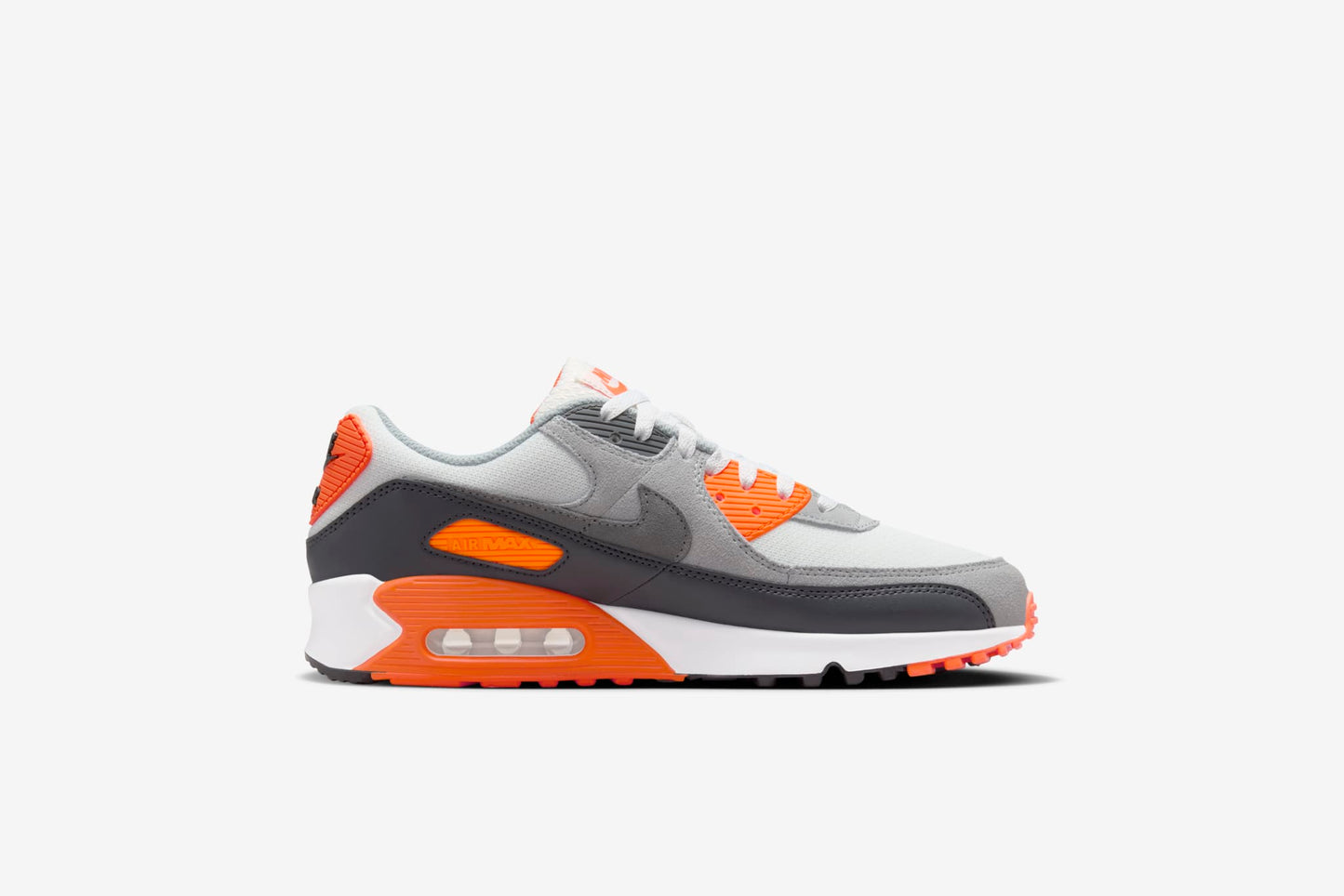 Nike "Air Max 90" M - Summit White / Smoke Grey / Safety Orange