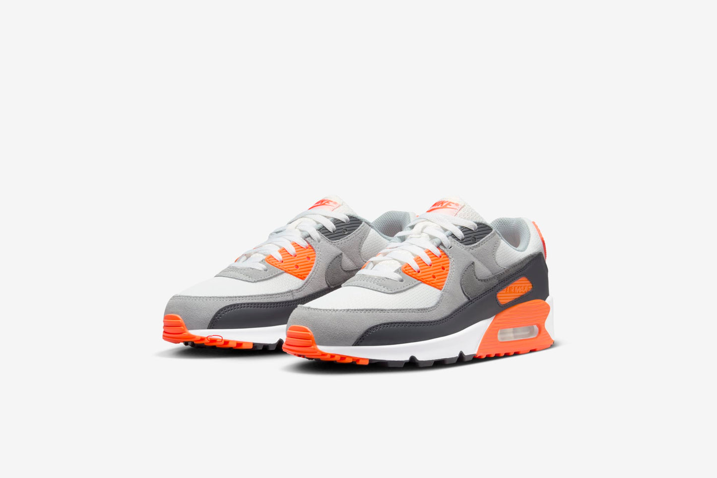Nike "Air Max 90" M - Summit White / Smoke Grey / Safety Orange