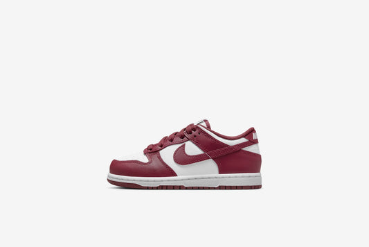 Nike "Dunk Low" PS - White / Redwood / Gym Red