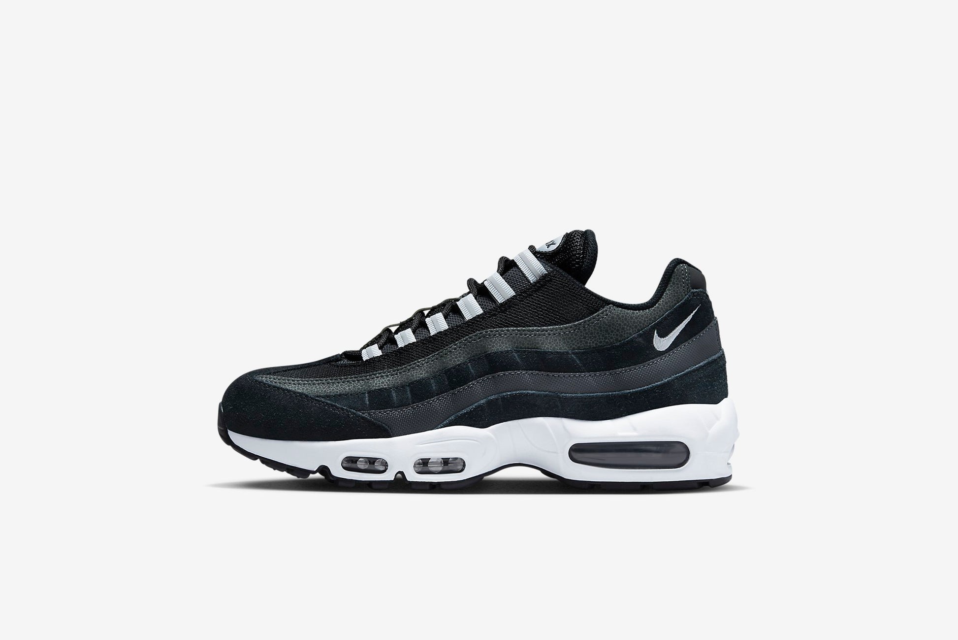 Nike air max 95 black white and grey Clearance