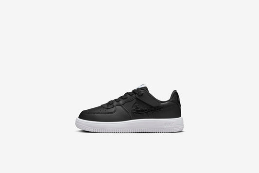 Nike "Force 1 Low EasyOn LV8" PS - Black / Black / White
