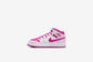 Air Jordan "1 Mid" PS - Iris Whisper / Fire Pink / White
