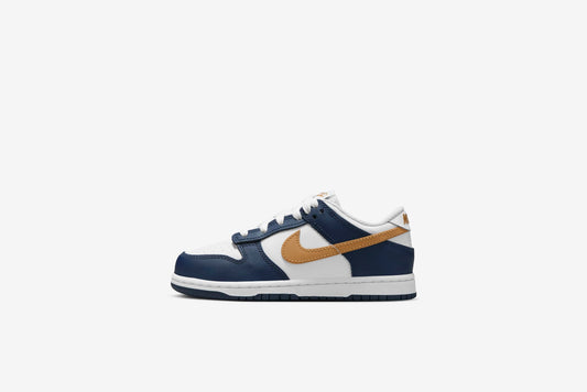 Nike "Dunk Low" PS - White / Wheat / Midnight Navy