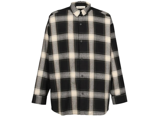 Fear of God Essentials "Button Up Shirt" Mens - Iron Grey Plaid
