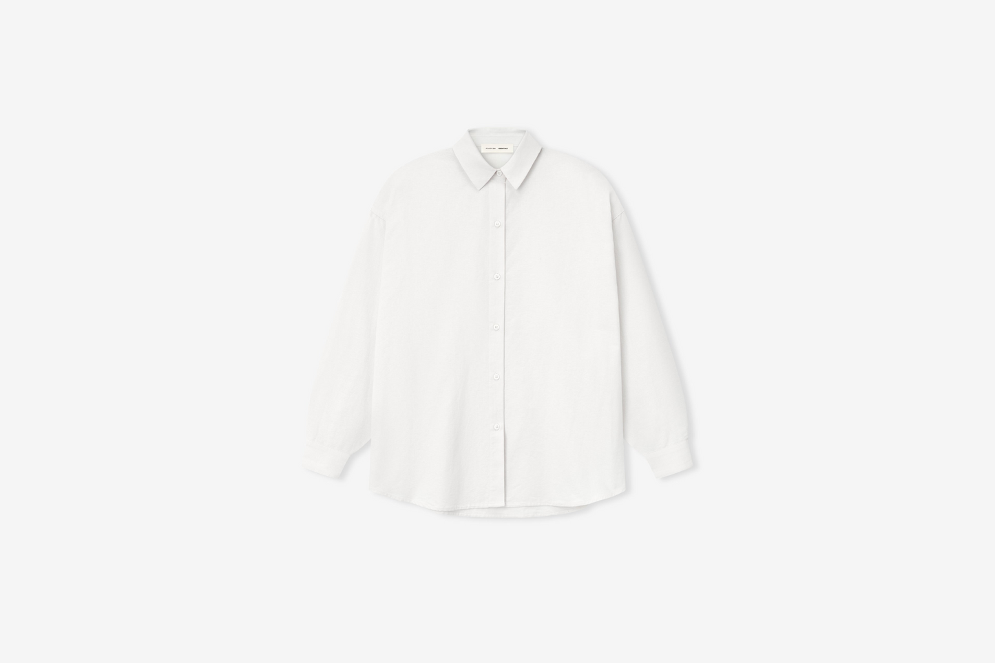 Fear of God Essentials "Brushed Oxford Shirt" W - Cloud White