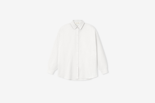 Fear of God Essentials "Brushed Oxford Shirt" W - Cloud White
