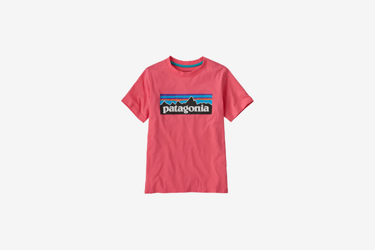 Patagonia "P-6 Logo" T-Shirt K - Afternoon Pink