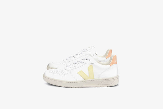 Veja "V-10 CWL" W - White / Sun Peach