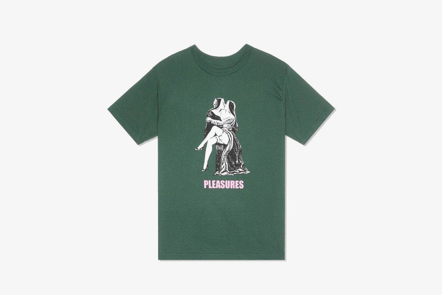 Pleasures "French Kiss T-Shirt" M - Green