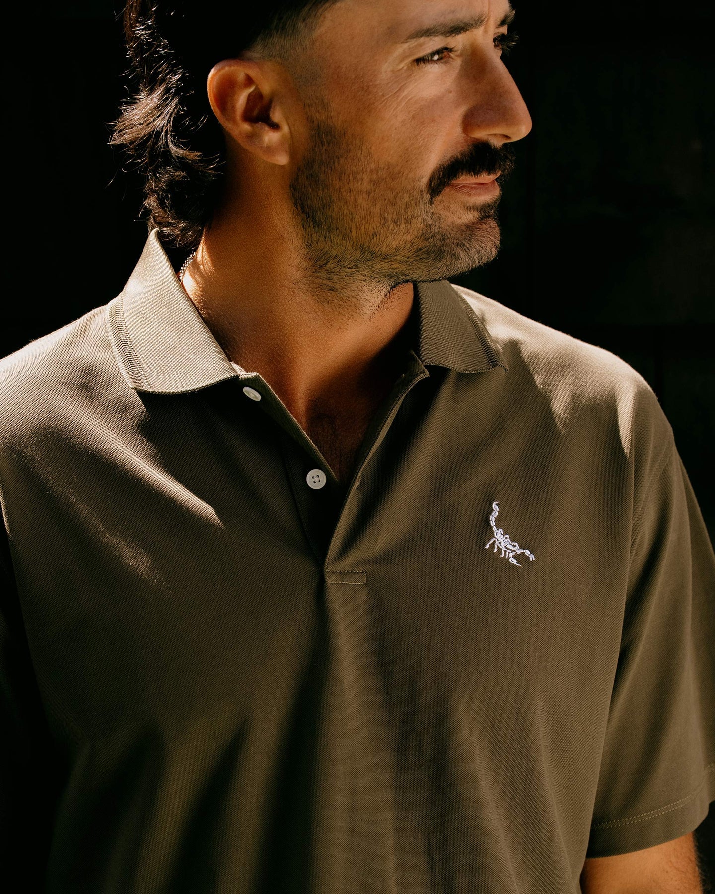 Devereux Golf "Scorpion Icon Polo" M - Brown