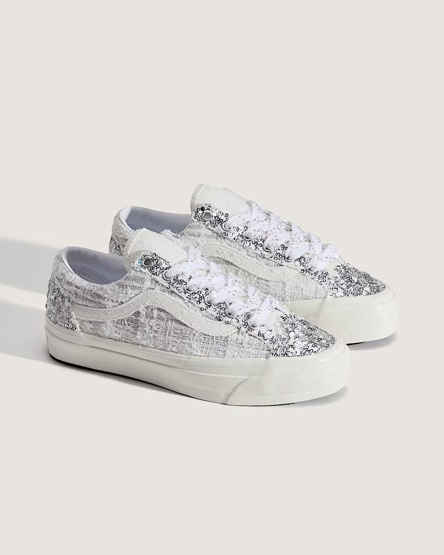Vans "LX Old Skool 36 Fuzzy Feelings" Mens - White