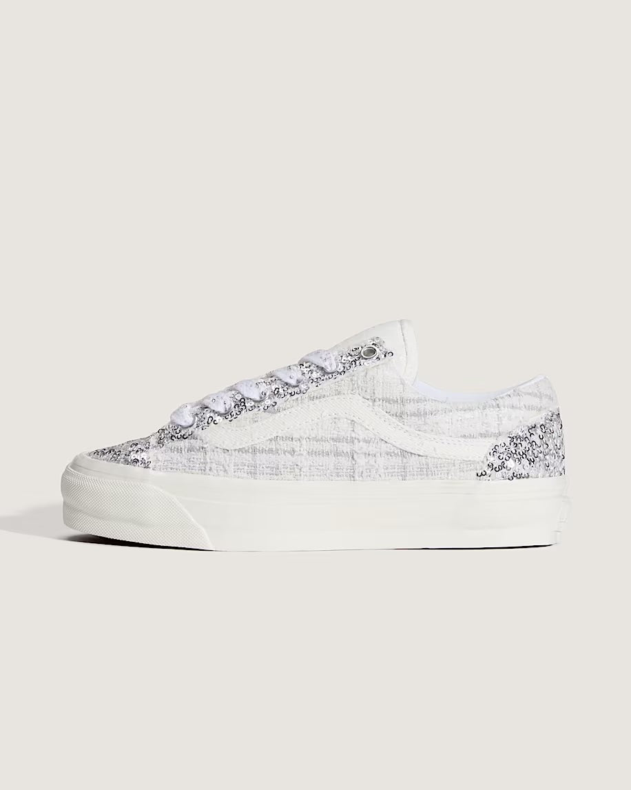 Vans "LX Old Skool 36 Fuzzy Feelings" Mens - White