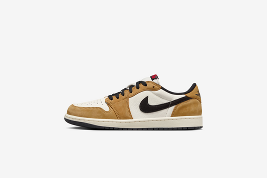 Air Jordan "1 Retro Low OG" M - Sail / Black / Golden Harvest