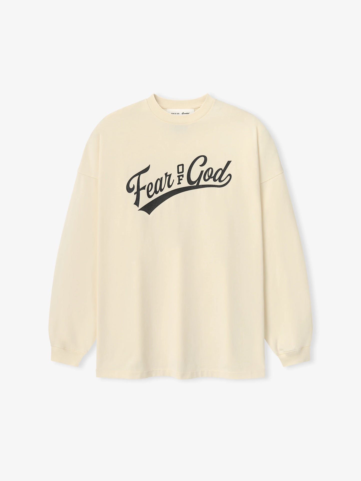 Fear of God Essentials "Merch Long Sleeve Tee" Mens - Chalk