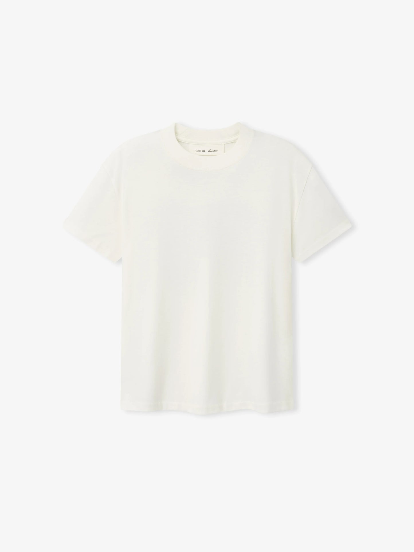 Fear of God Essentials "Classic Fit Tee" Womens - Ivory