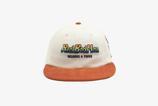 Real Bad Man " Records & Tapes" 6 Panel Hat - Tan / Brown