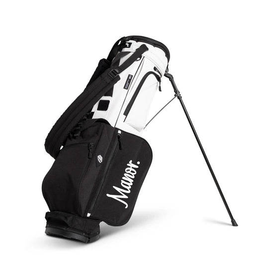 Jones Sports for Manor "Rover Stand Bag" - Black / White